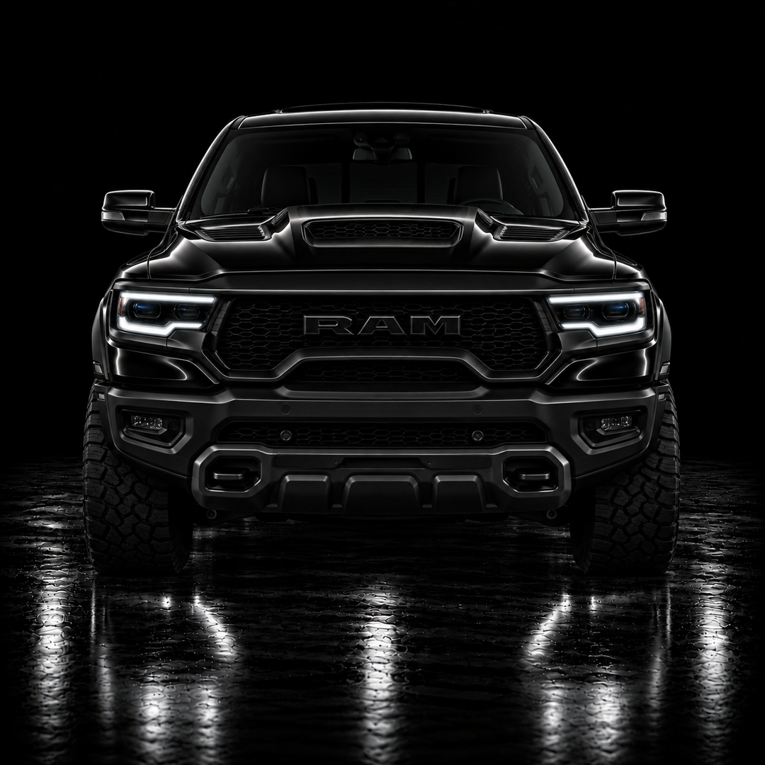Black Ram 1500 TRX studio render