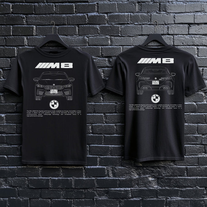 BMW / M8 Dual-View Technical Series - Unisex Double Sided T-Shirt
