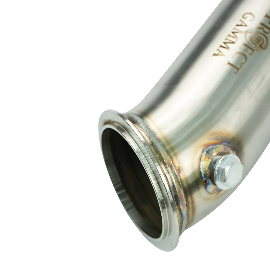 BMW N20 Stainless Steel Downpipe – Top View