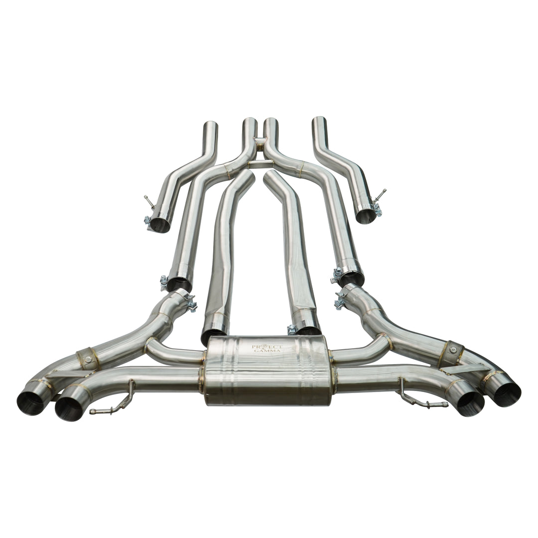 BMW F90 M5 Stainless Steel Catback Exhaust Detail