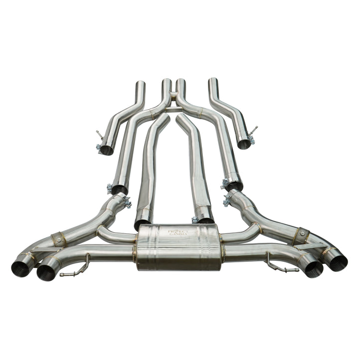 BMW F90 M5 Stainless Steel Catback Exhaust Detail