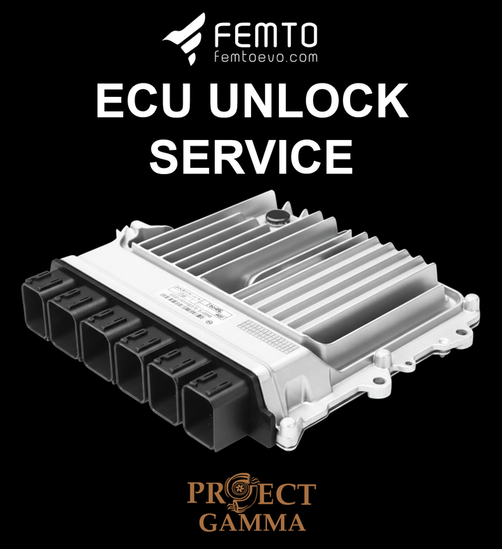 Project Gamma FEMTO DME ECU Unlock Service Per ECU Pricing