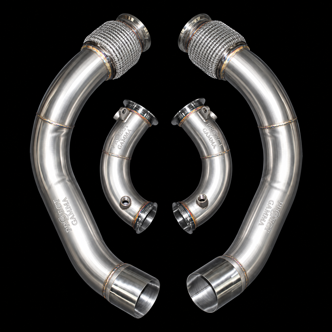 BMW M5 | M8 F90 F91 F92 F93 Primary &amp; Secondary Downpipes Full Set