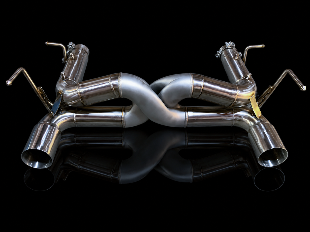 Ferrari F8 Z-Pipe Exhaust System – Stainless Steel Performance Exhaust