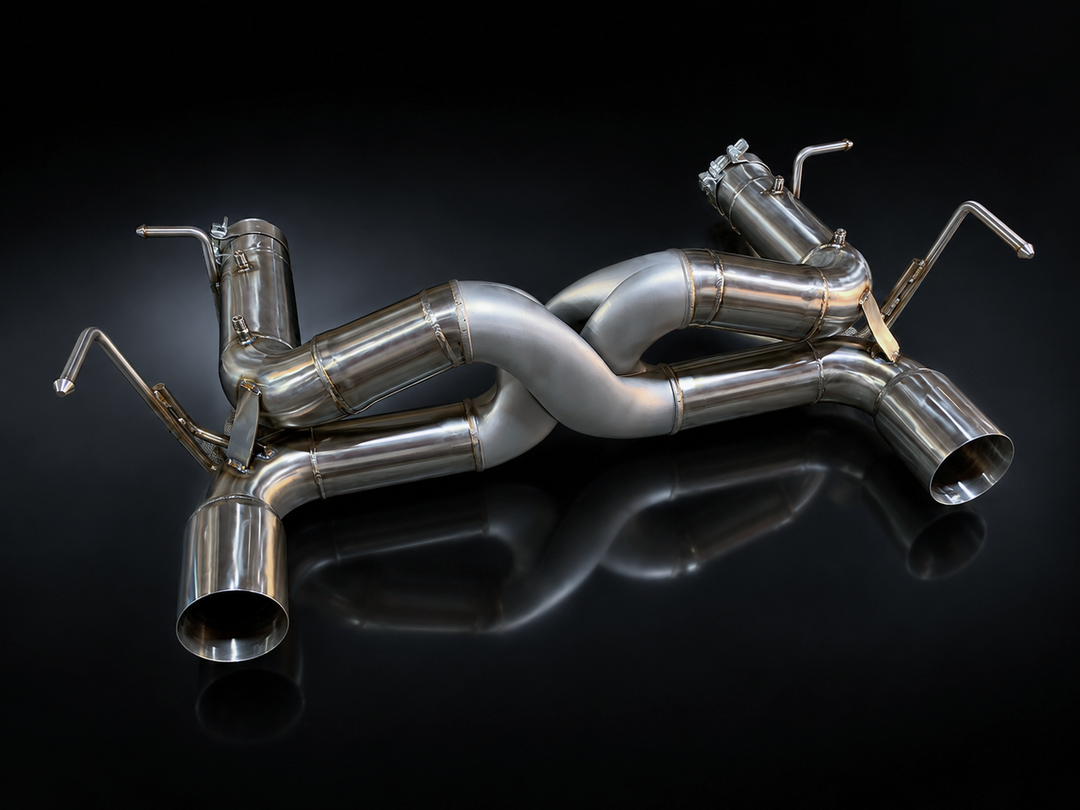 Ferrari F8 Z-Pipe Exhaust System – Stainless Steel Performance Exhaust