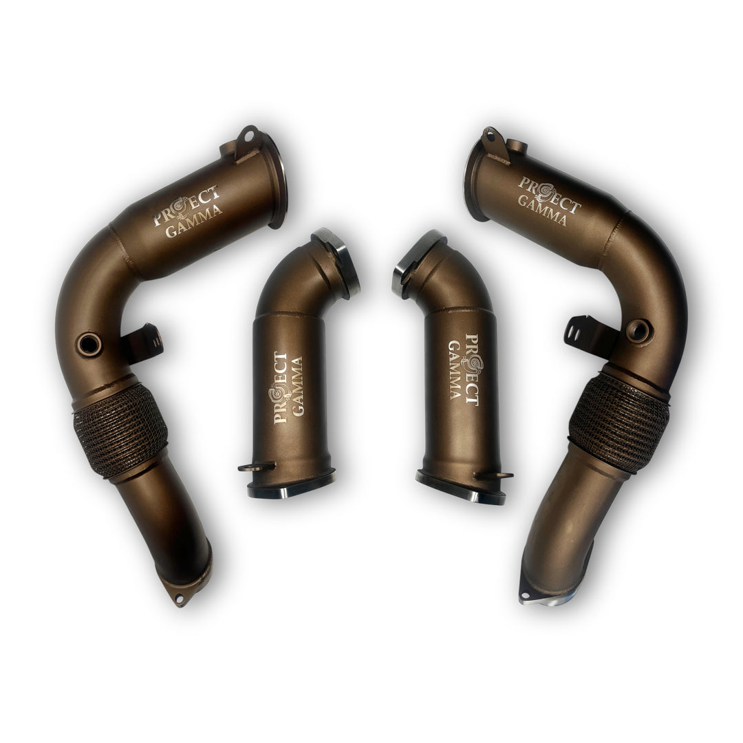 BMW M5 G90 G99 S68 High-Flow Downpipes – Project Gamma