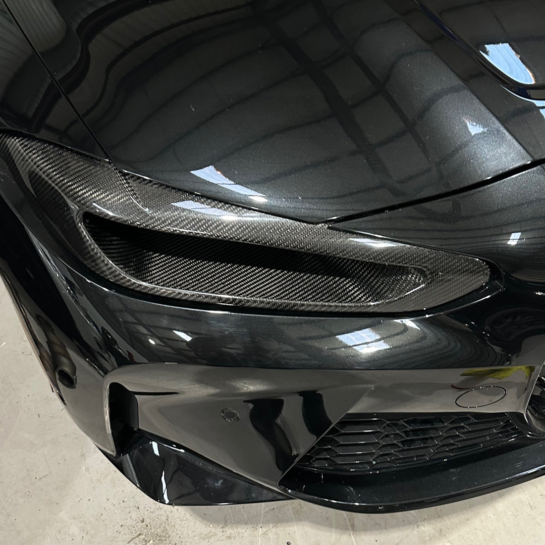 BMW G Chassis M3 M4 &amp; M440I Carbon Fiber Headlight Delete