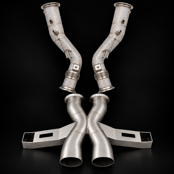 Project Gamma Lamborghini Temerario 304 Stainless Steel X-Pipe Exhaust System | F1 Sound