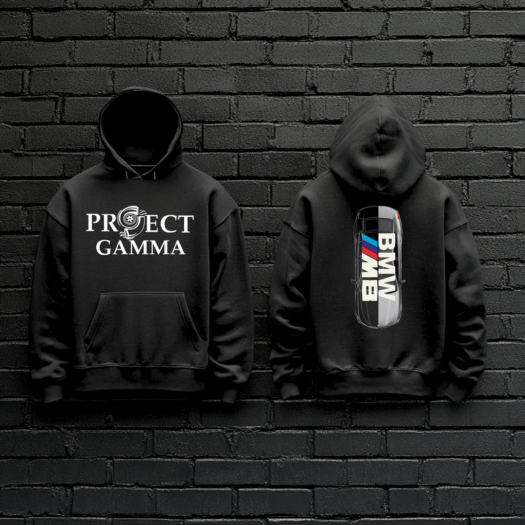 BMW / M8 Split-Identity Vector - Unisex Double Sided Hoodie