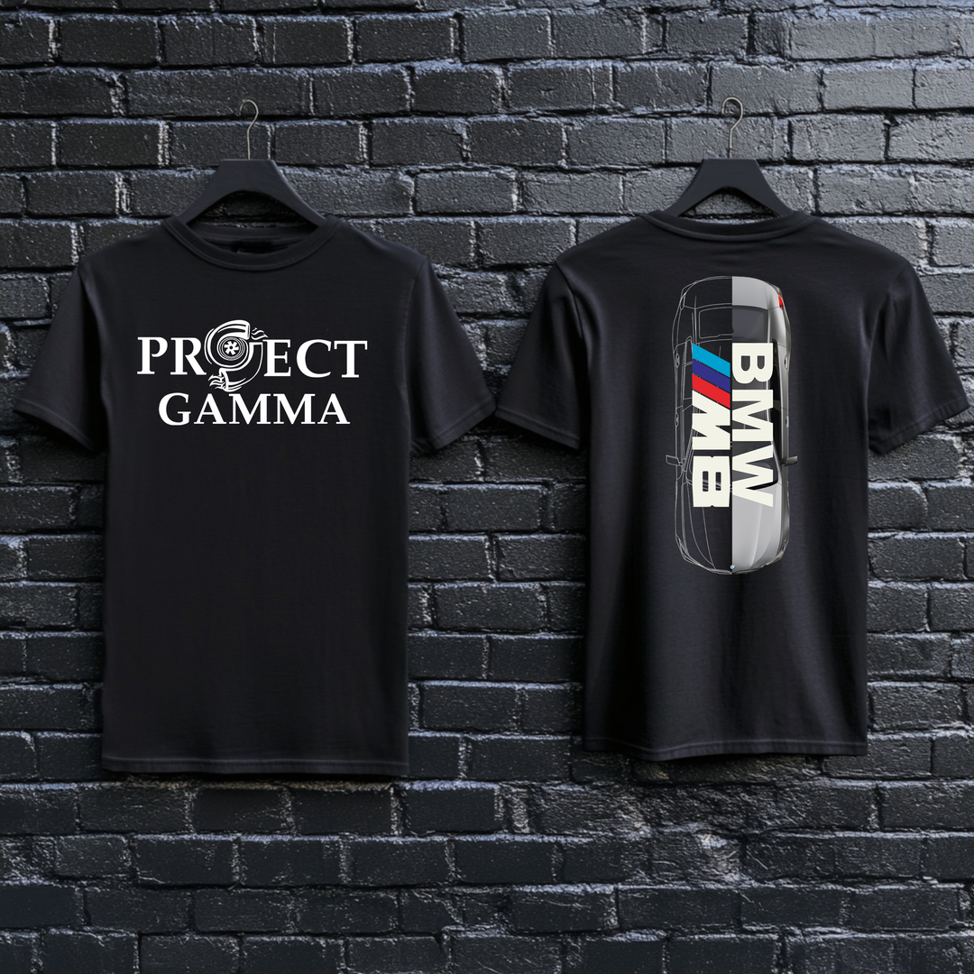 BMW / M8 Split-Identity Vector - Unisex Double Sided T-Shirt