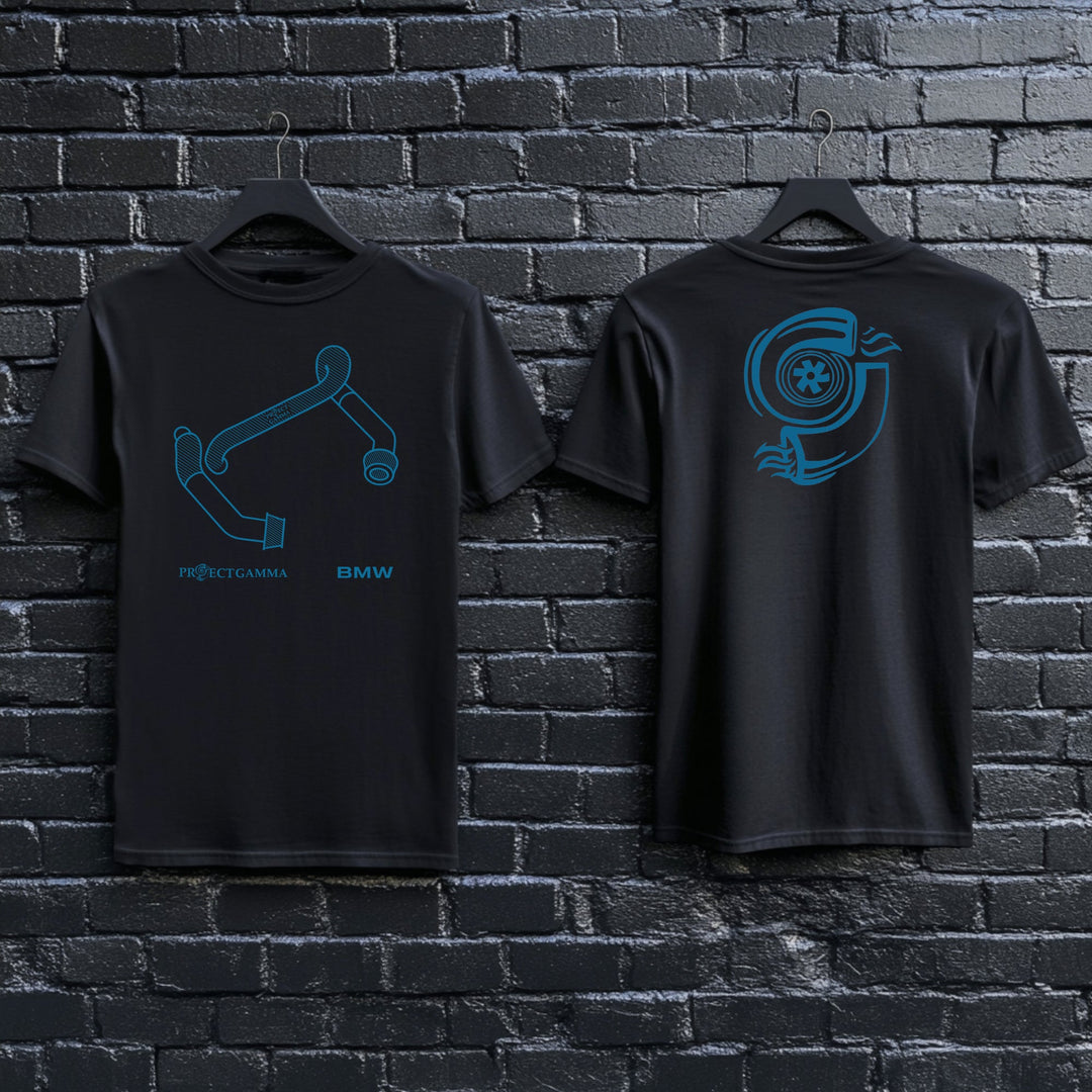 BMW / M3 Carbon Fiber Intakes &amp; Filters - Unisex Double Sided T-Shirt