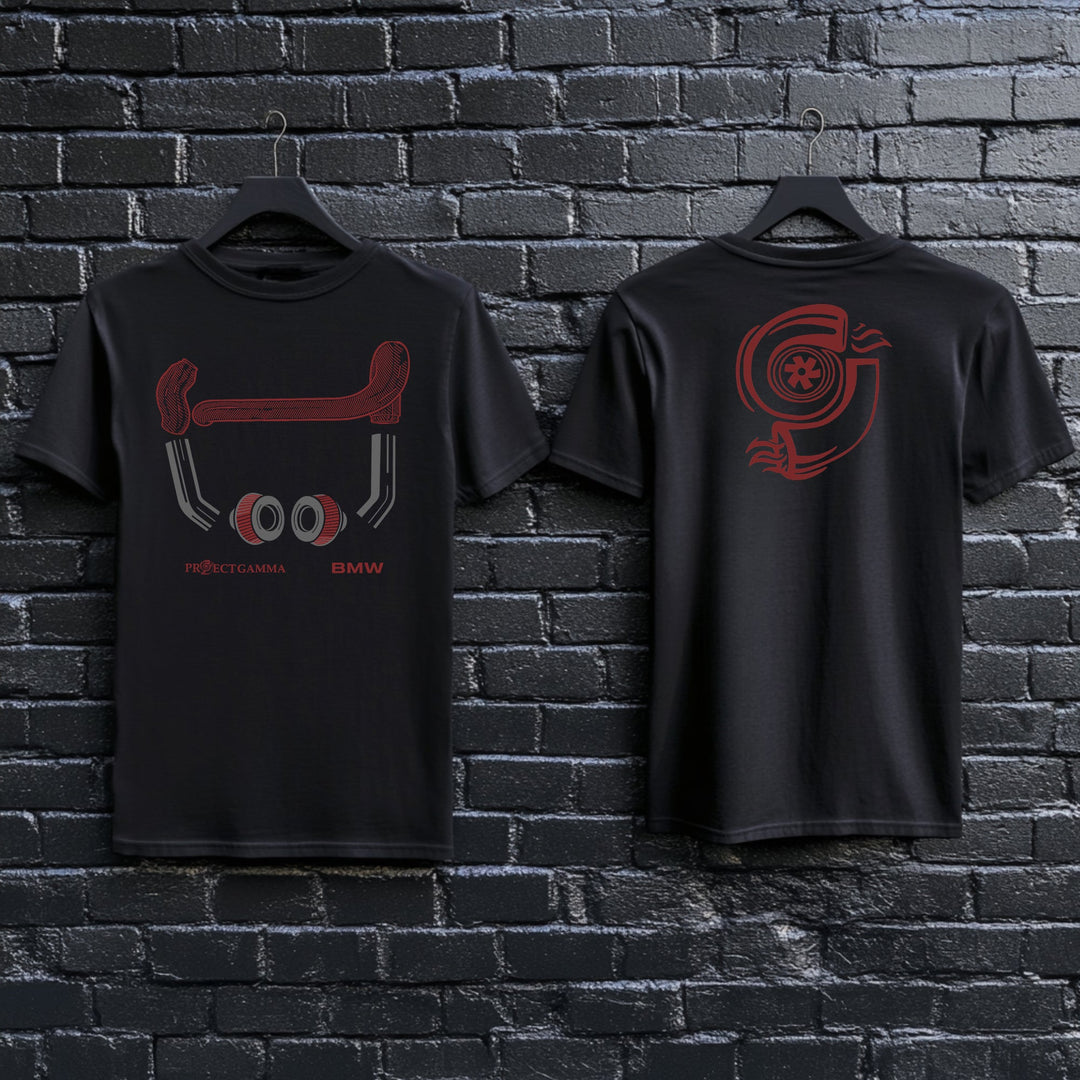 BMW / M4 Carbon Fiber Intakes &amp; Filters - Unisex Double Sided T-Shirt
