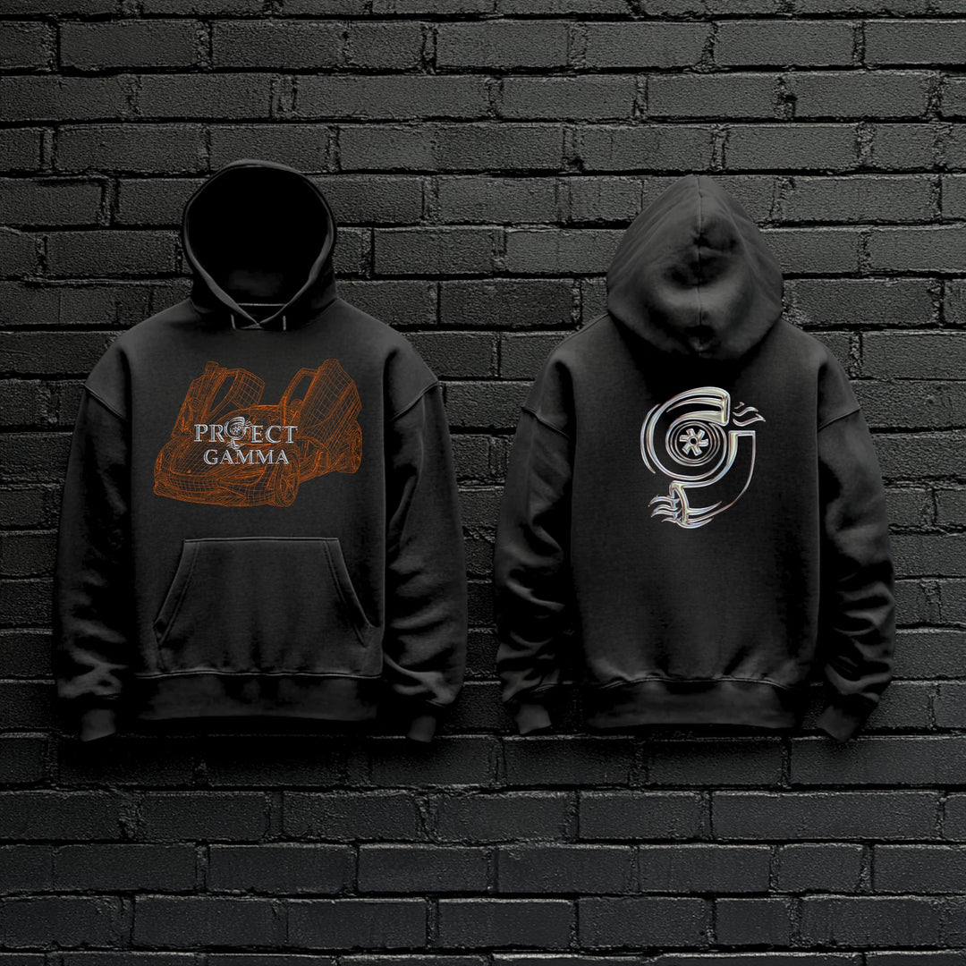 MCLAREN / 720S Wireframe - Unisex Double Sided Hoodie