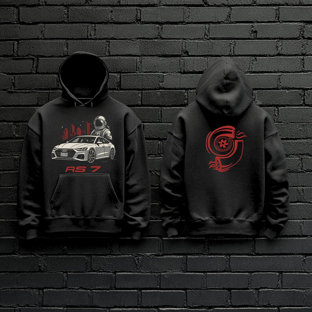 AUDI / RS7 Astronaut - Unisex Double Sided Hoodie