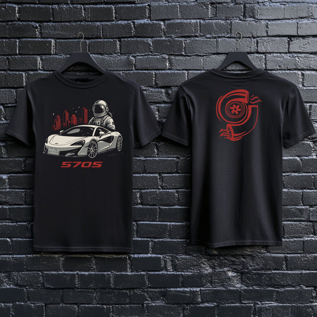 MCLAREN / 570S Astronaut - Unisex Double Sided T-Shirt