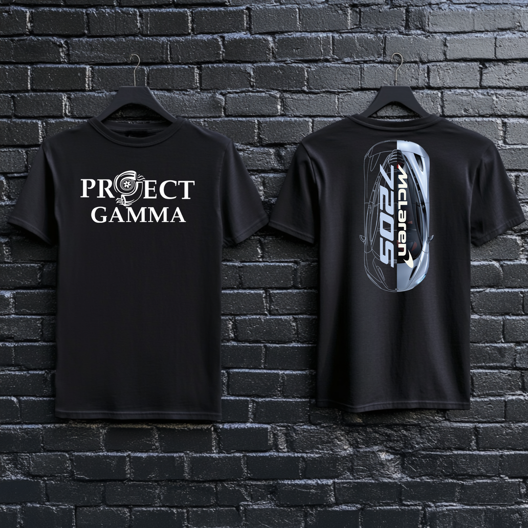 MCLAREN / 720S Split-Identity Vector - Unisex Double Sided T-Shirt