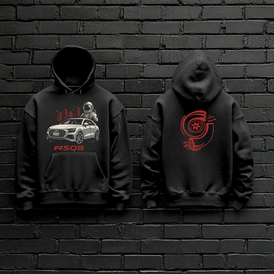 AUDI / RSQ8 Astronaut - Unisex Double Sided Hoodie