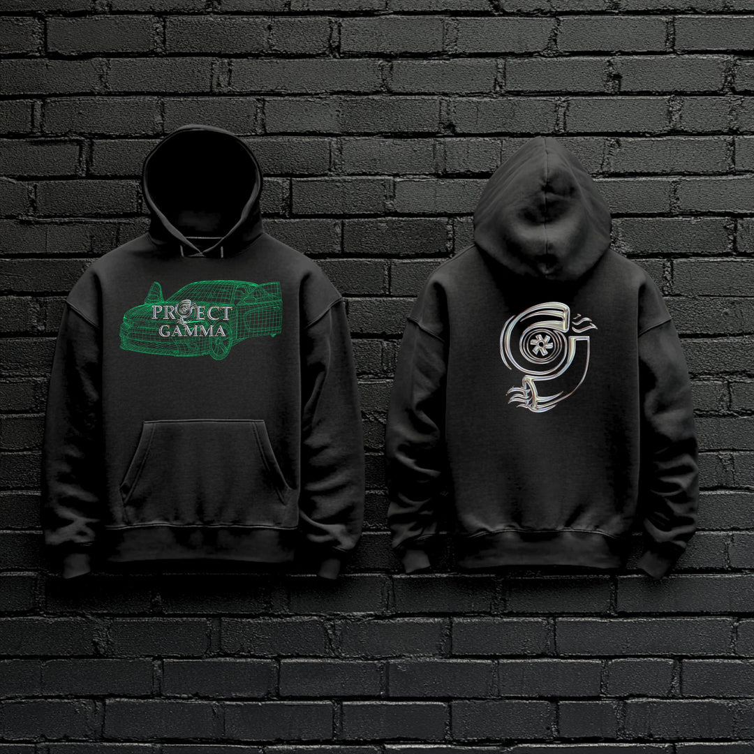 DODGE / CHARGER Wireframe - Unisex Double Sided Hoodie