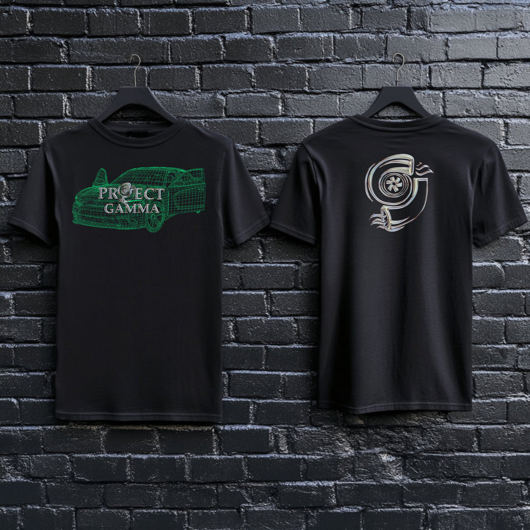 DODGE / CHARGER Wireframe - Unisex Double Sided T-Shirt