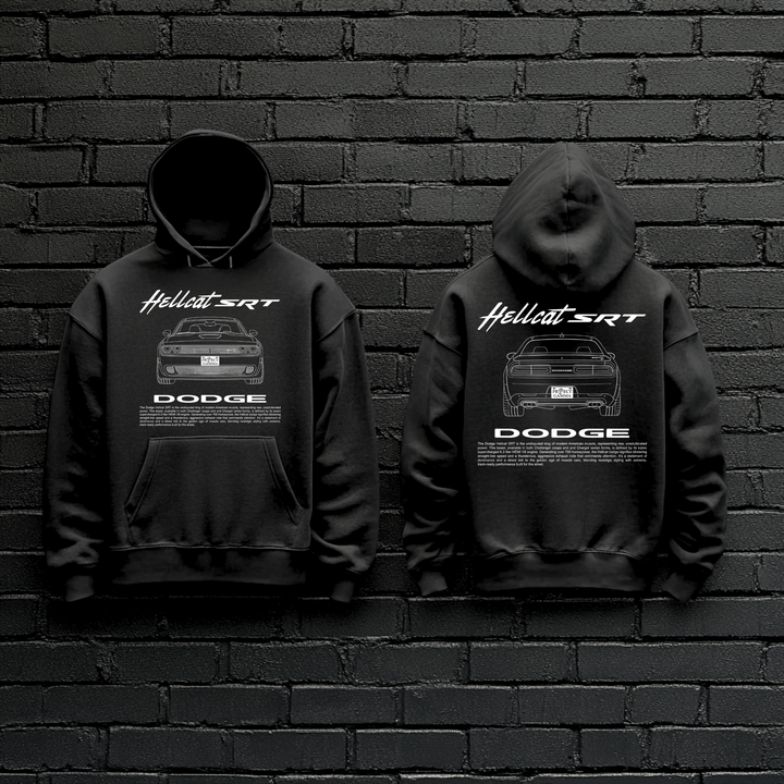 DODGE / HELLCAT SRT Dual-View Technical Series - Unisex Double Sided Hoodie