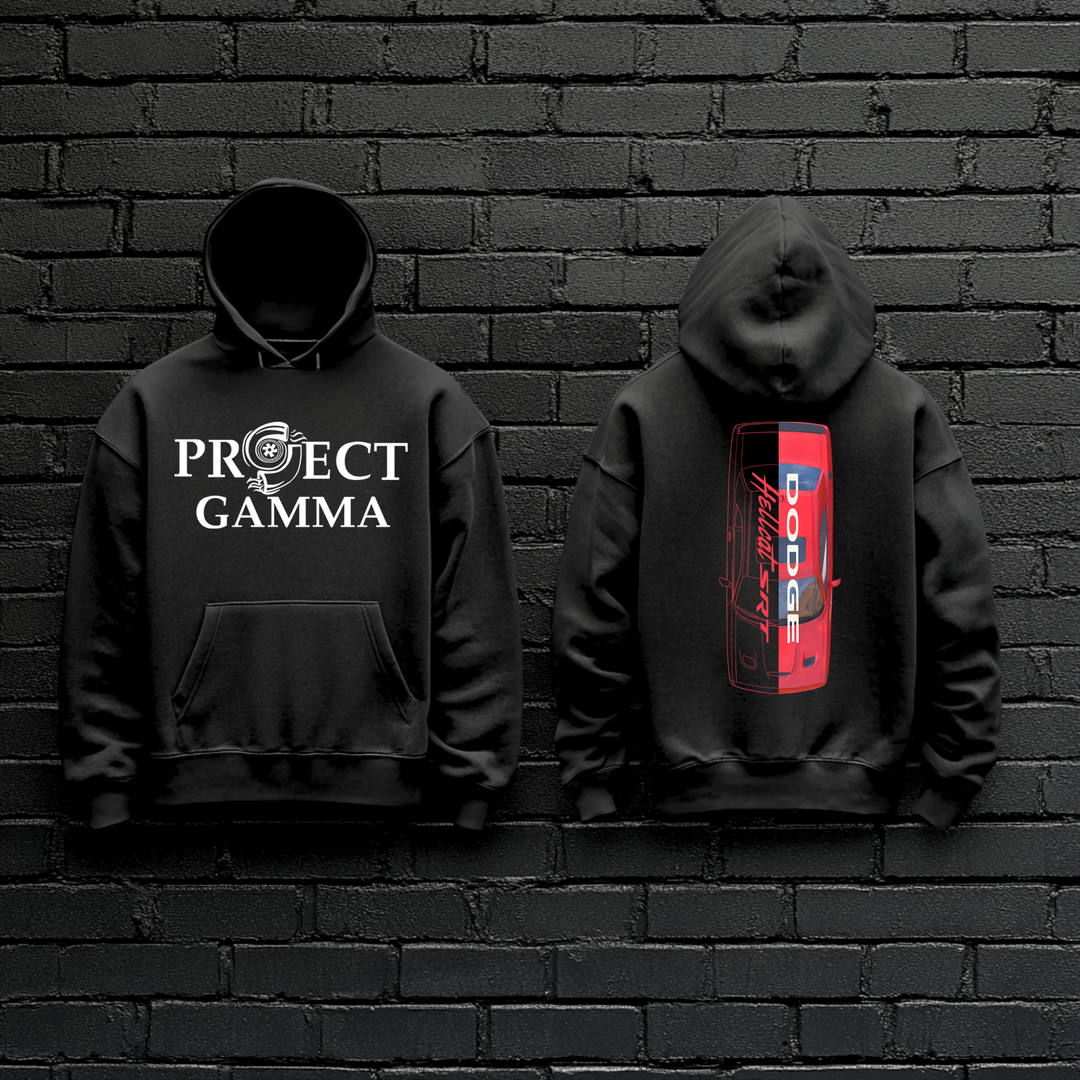 DODGE / HELLCAT SRT Split-Identity Vector - Unisex Double Sided Hoodie