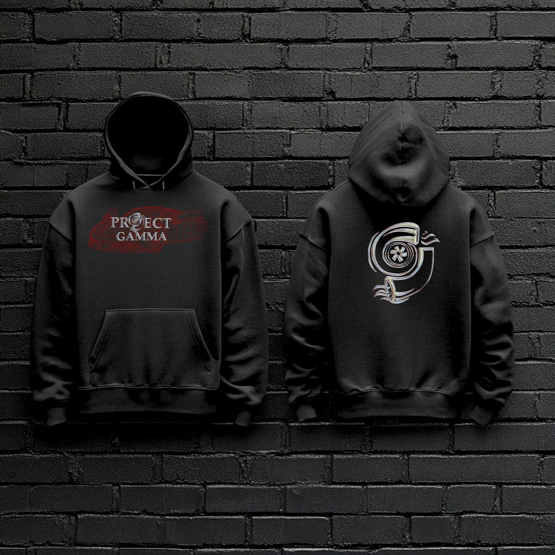 FERRARI / SF90 Wireframe - Unisex Double Sided Hoodie