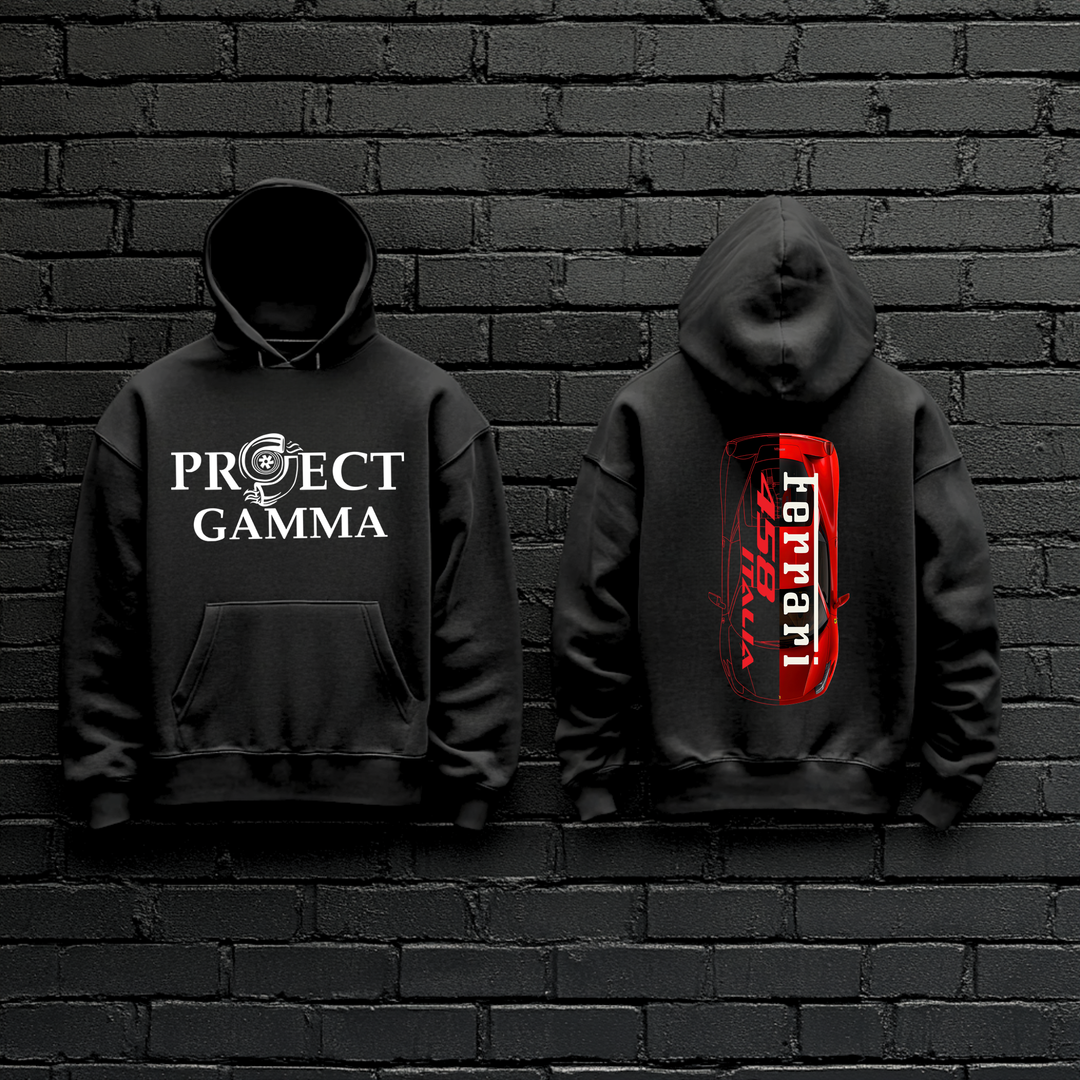 FERRARI / 458 ITALIA Split-Identity Vector - Unisex Double Sided Hoodie
