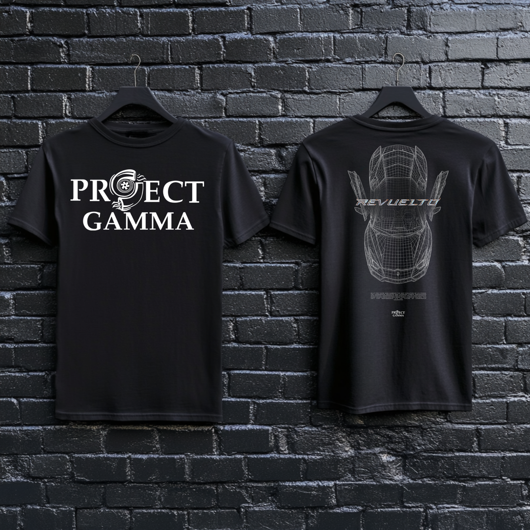 LAMBORGHINI / REVUELTO Blueprint - Unisex Double Sided T-Shirt
