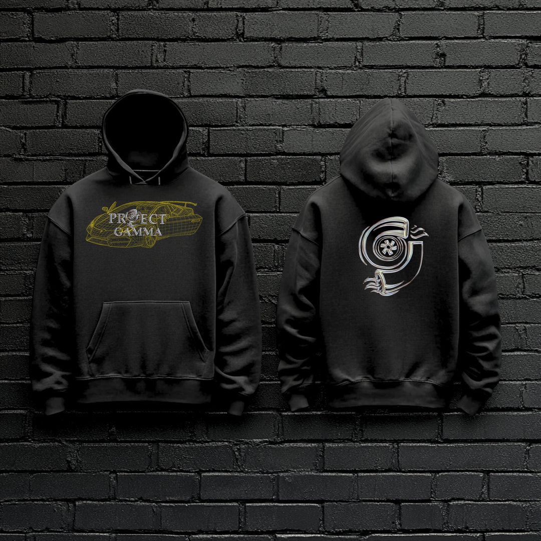LAMBORGHINI / HURACAN Wireframe - Unisex Double Sided Hoodie