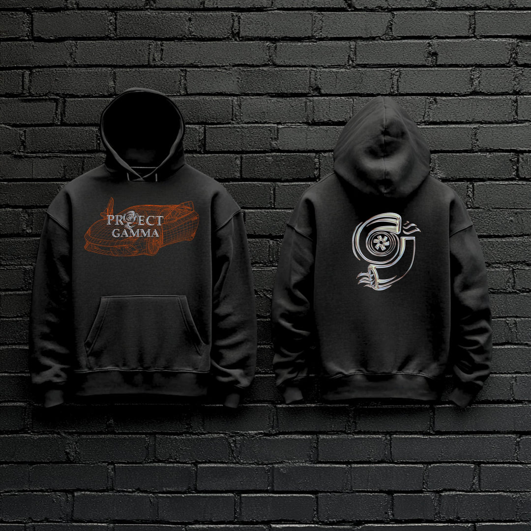 LAMBORGHINI / TEMERARIO Wireframe - Unisex Double Sided Hoodie