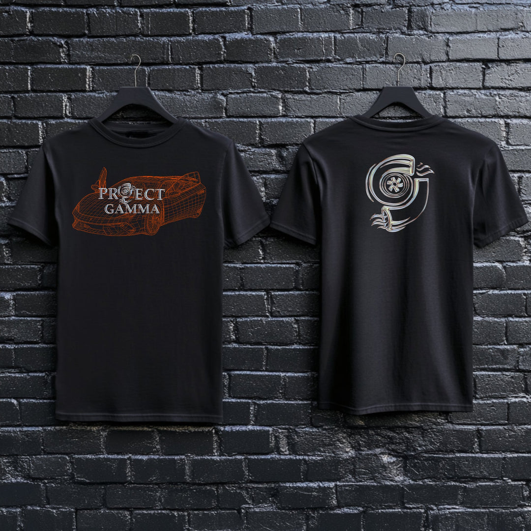 LAMBORGHINI / TEMERARIO Wireframe - Unisex Double Sided T-Shirt