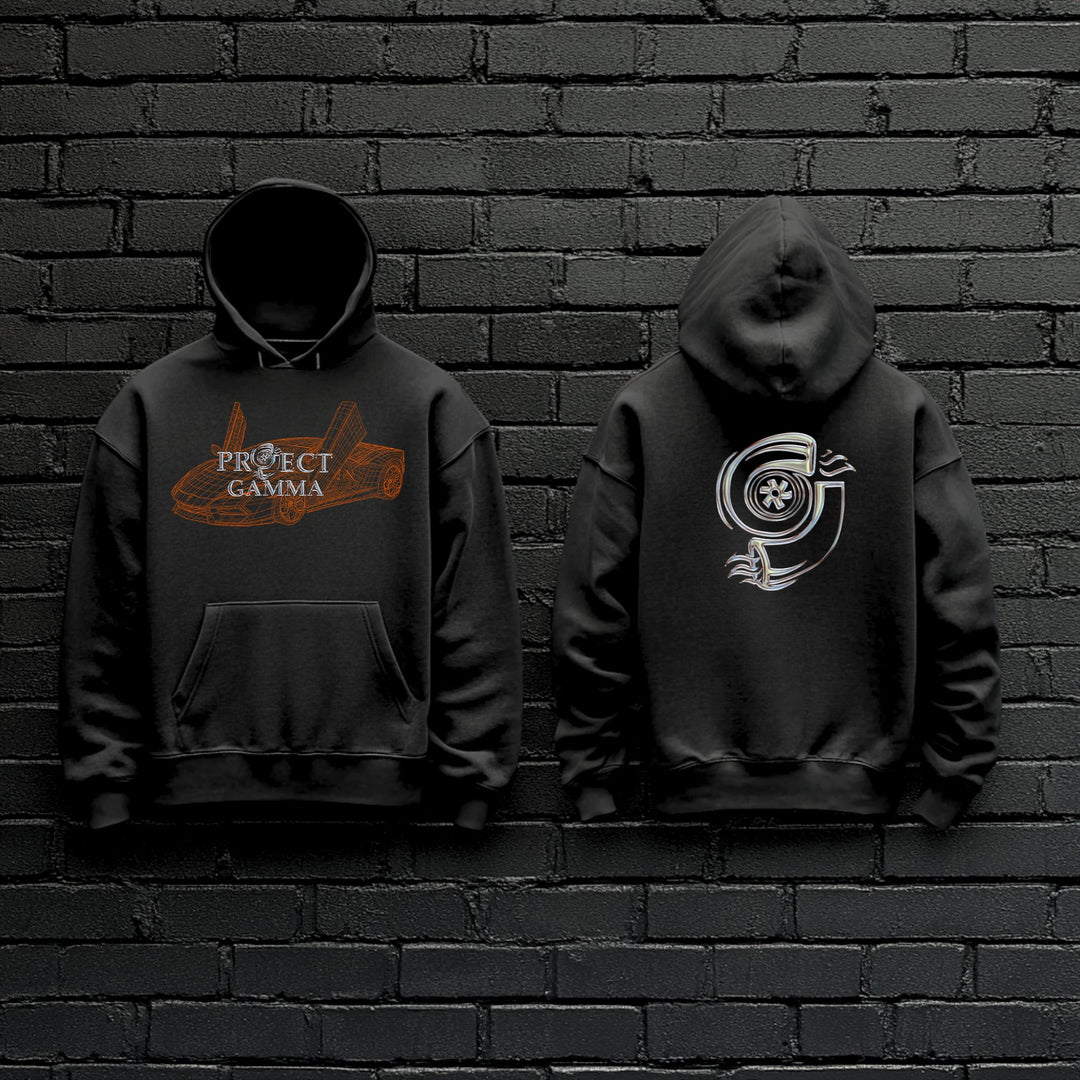 LAMBORGHINI / AVENTADOR Wireframe - Unisex Double Sided Hoodie