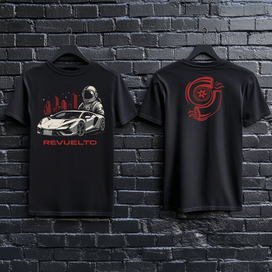 LAMBORGHINI / REVUELTO Astronaut - Unisex Double Sided T-Shirt