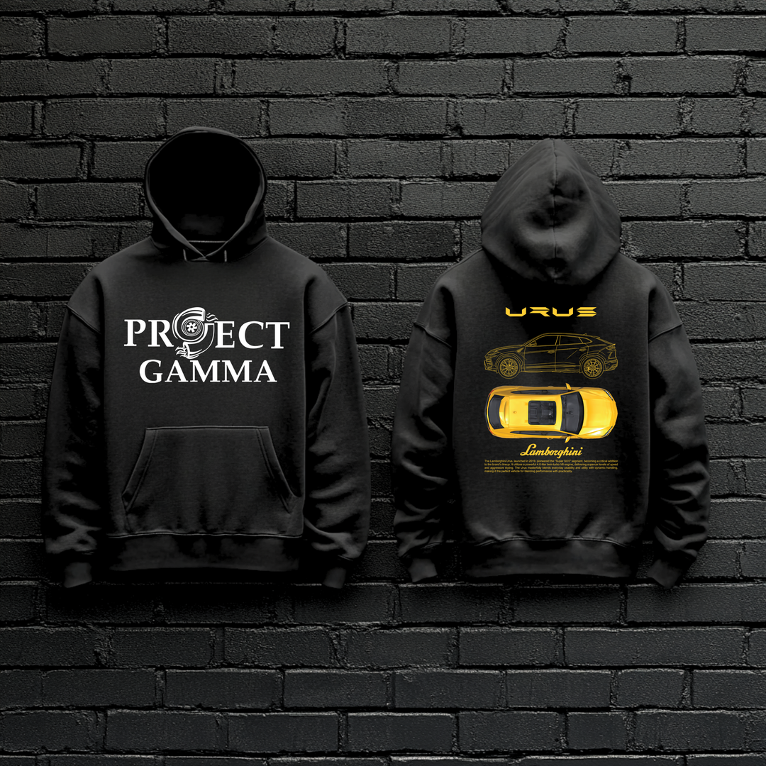 LAMBORGHINI / URUS Garage Wall Art - Unisex Double Sided Hoodie