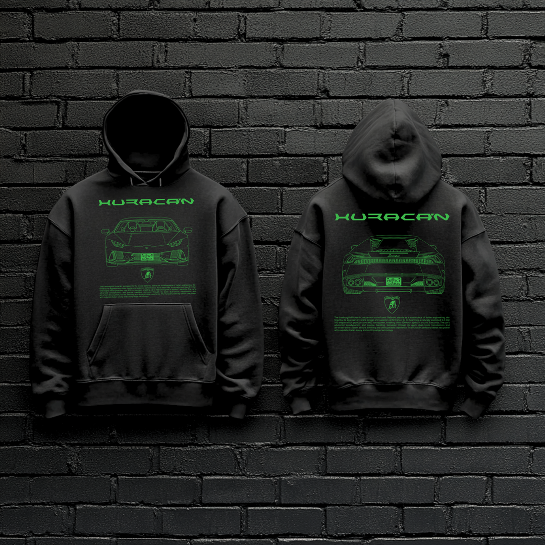 LAMBORGHINI / HURACAN Dual-View Technical Series - Unisex Double Sided Hoodie