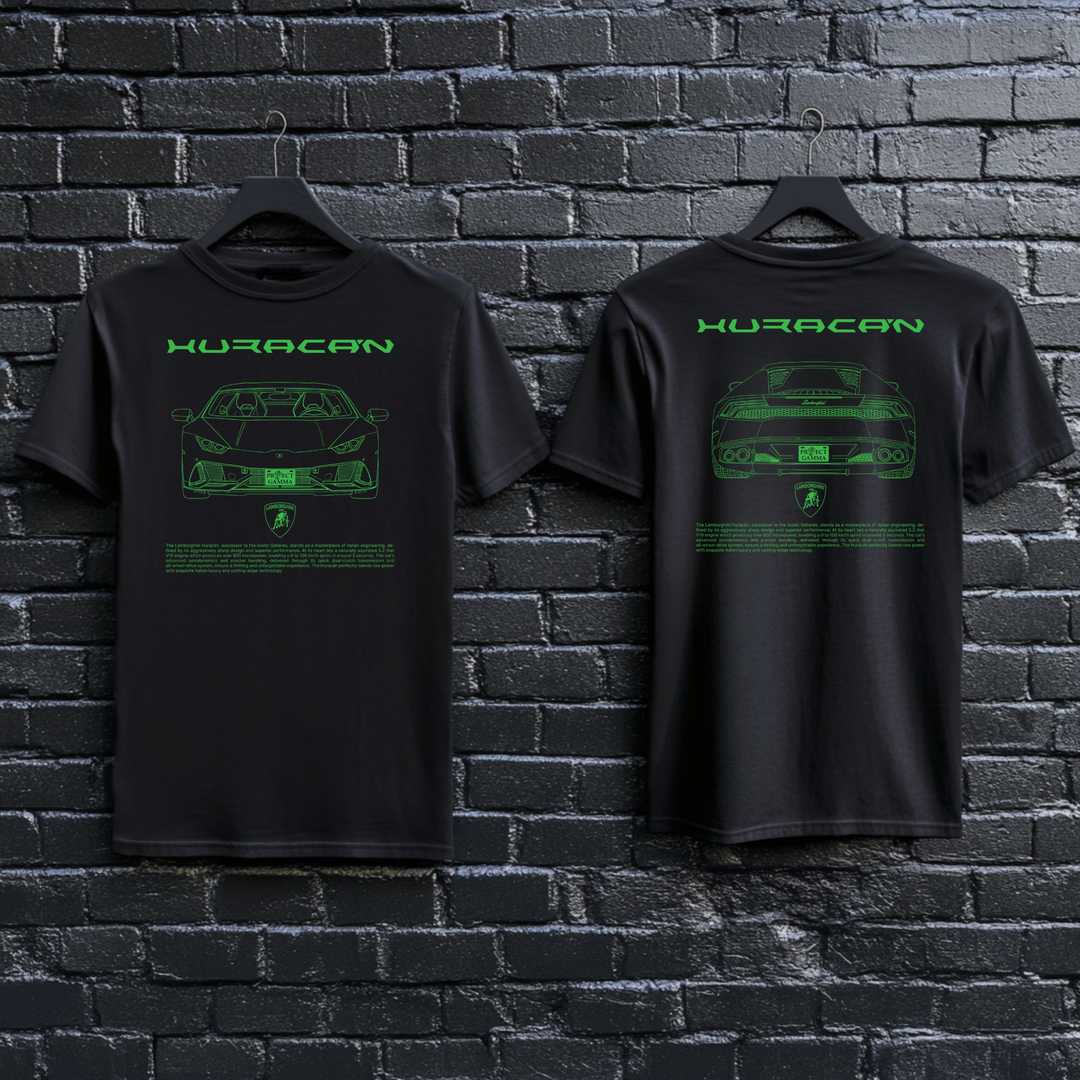 LAMBORGHINI / HURACAN Dual-View Technical Series - Unisex Double Sided T-Shirt