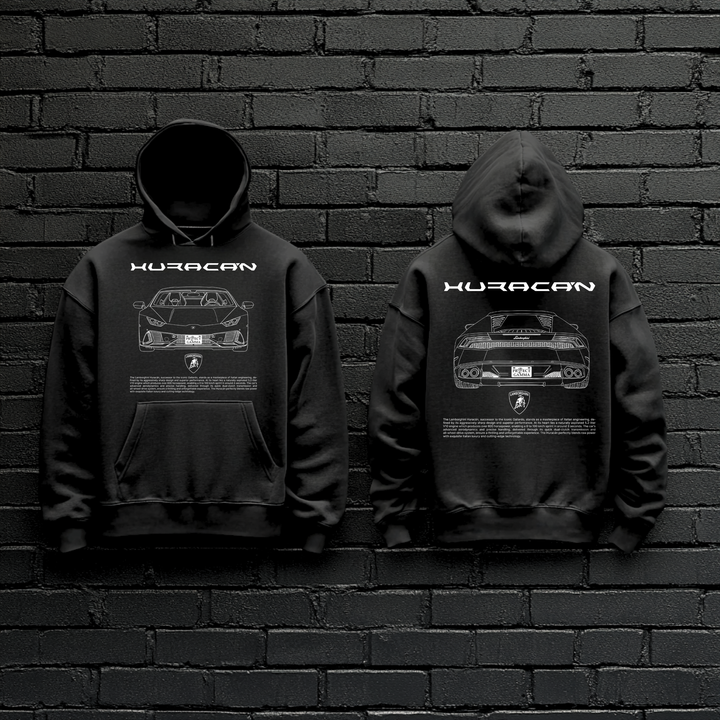 LAMBORGHINI / HURACAN Dual-View Technical Series - Unisex Double Sided Hoodie