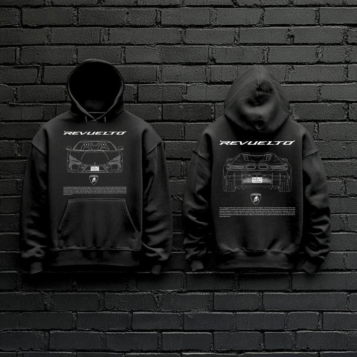 LAMBORGHINI / REVUELTO Dual-View Technical Series - Unisex Double Sided Hoodie