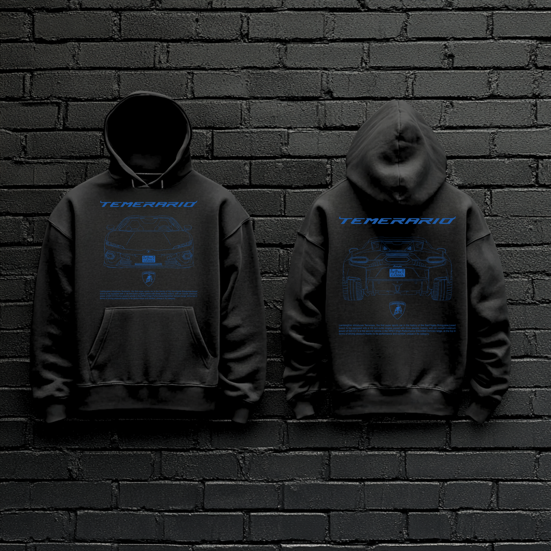 LAMBORGHINI / TEMERARIO Dual-View Technical Series - Unisex Double Sided Hoodie