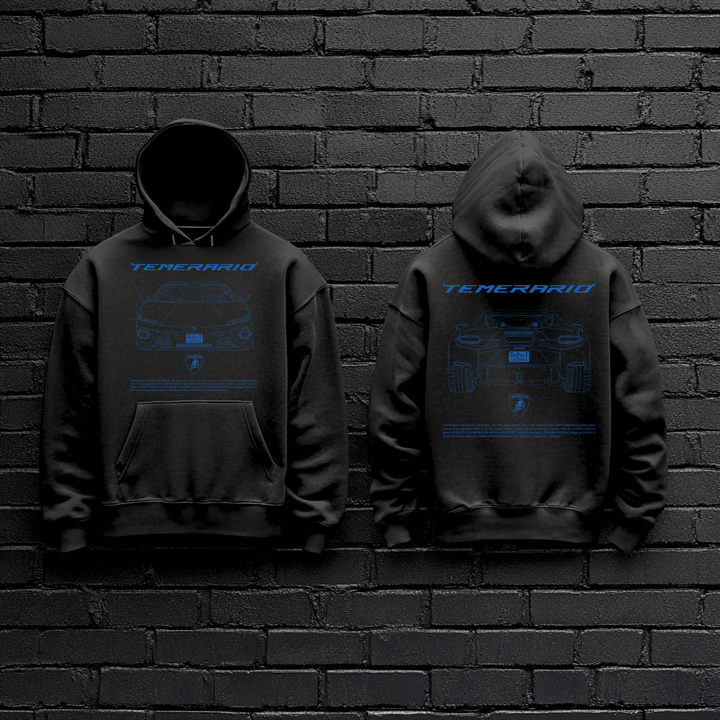 LAMBORGHINI / TEMERARIO Dual-View Technical Series - Unisex Double Sided Hoodie