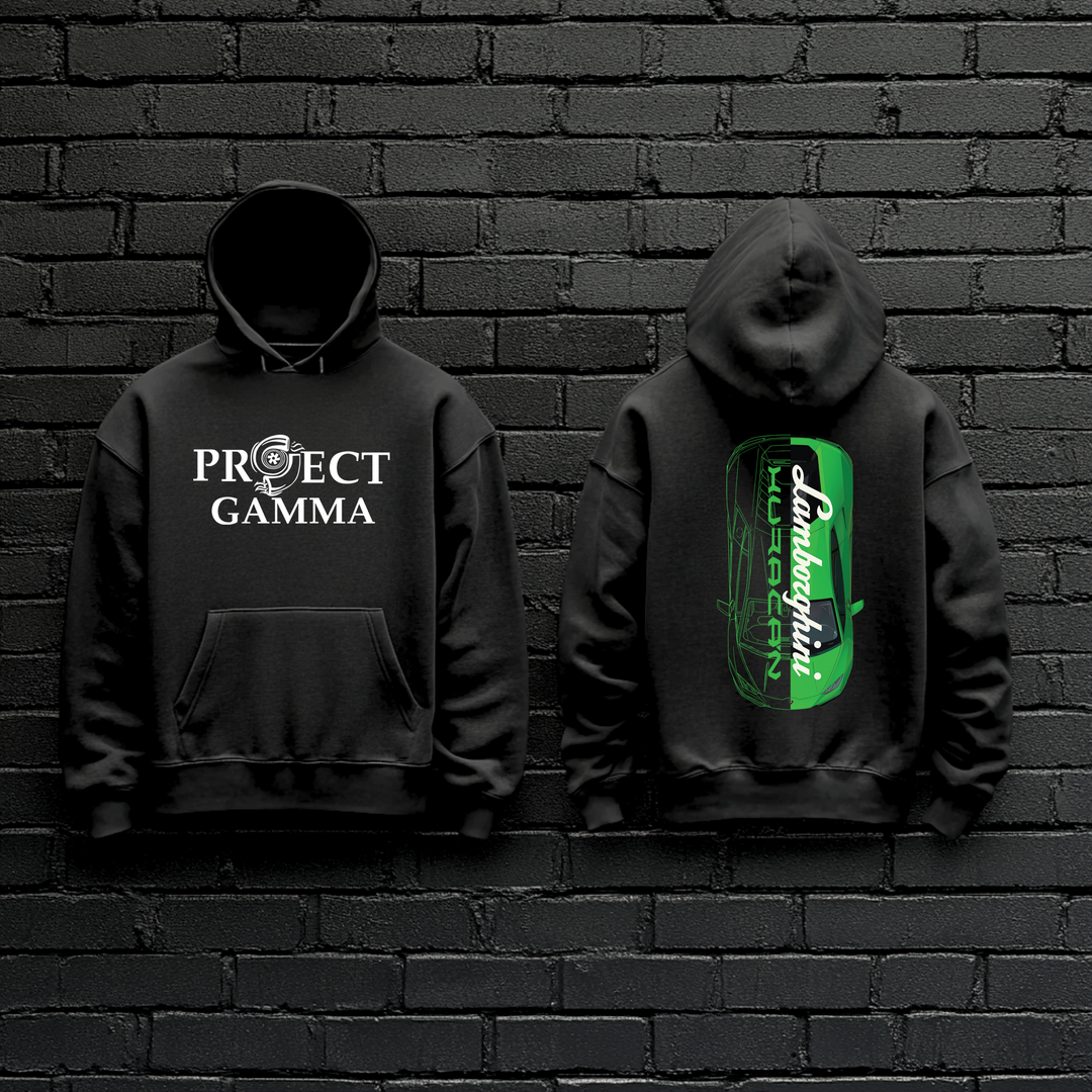 LAMBORGHINI / HURACAN Split-Identity Vector - Unisex Double Sided Hoodie