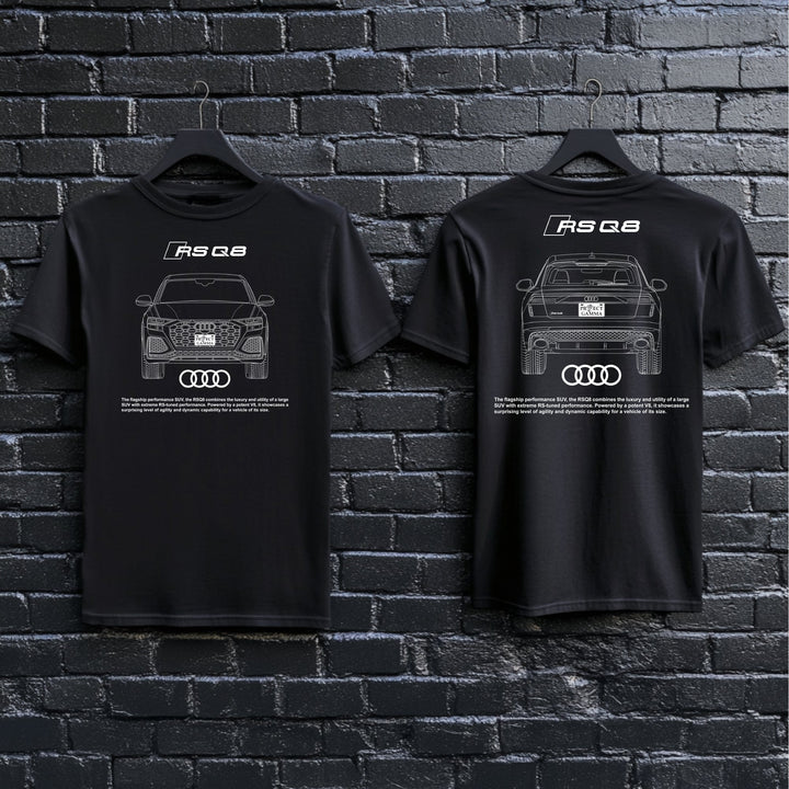 AUDI / RSQ8 Dual-View Technical Series - Unisex Double Sided T-Shirt
