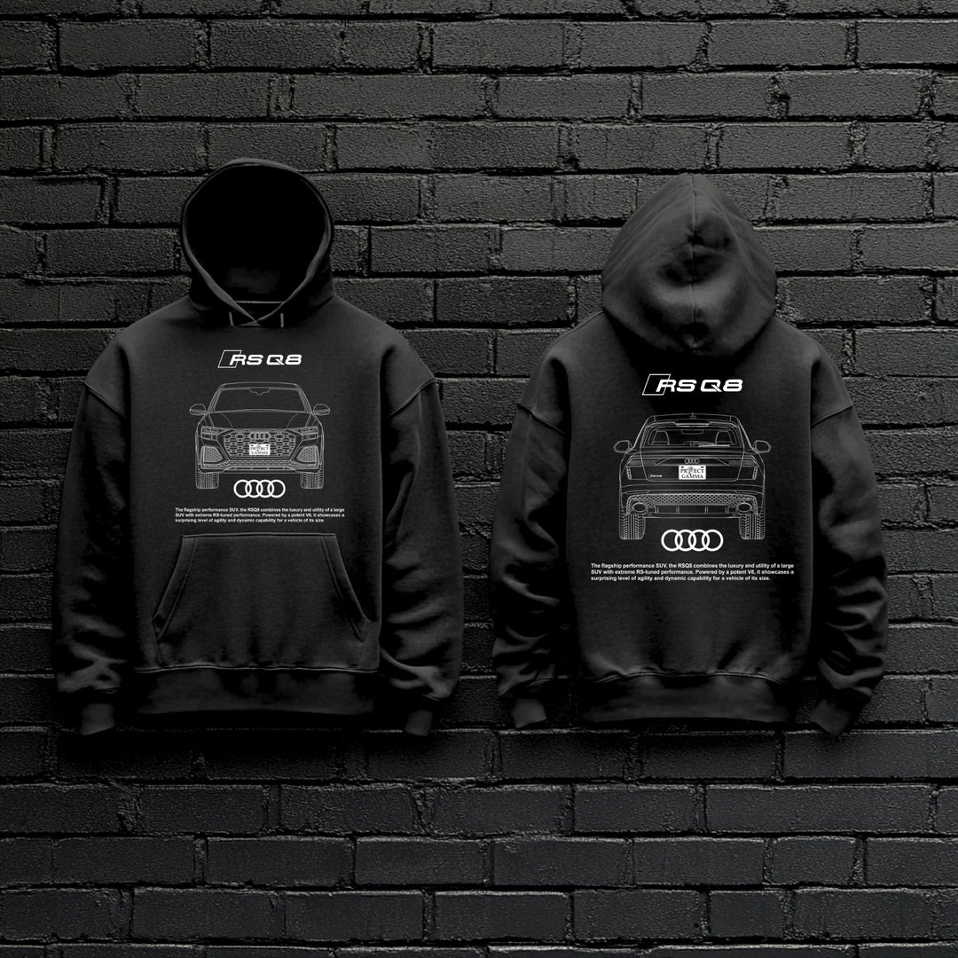 AUDI / RS3 Dual-View Technical Series - Unisex Double Sided Hoodie