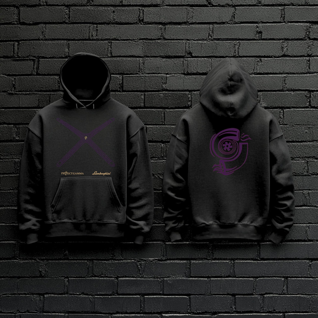 LAMBORGHINI / HURACAN Carbon Fiber X-Brace - Unisex Double Sided Hoodie