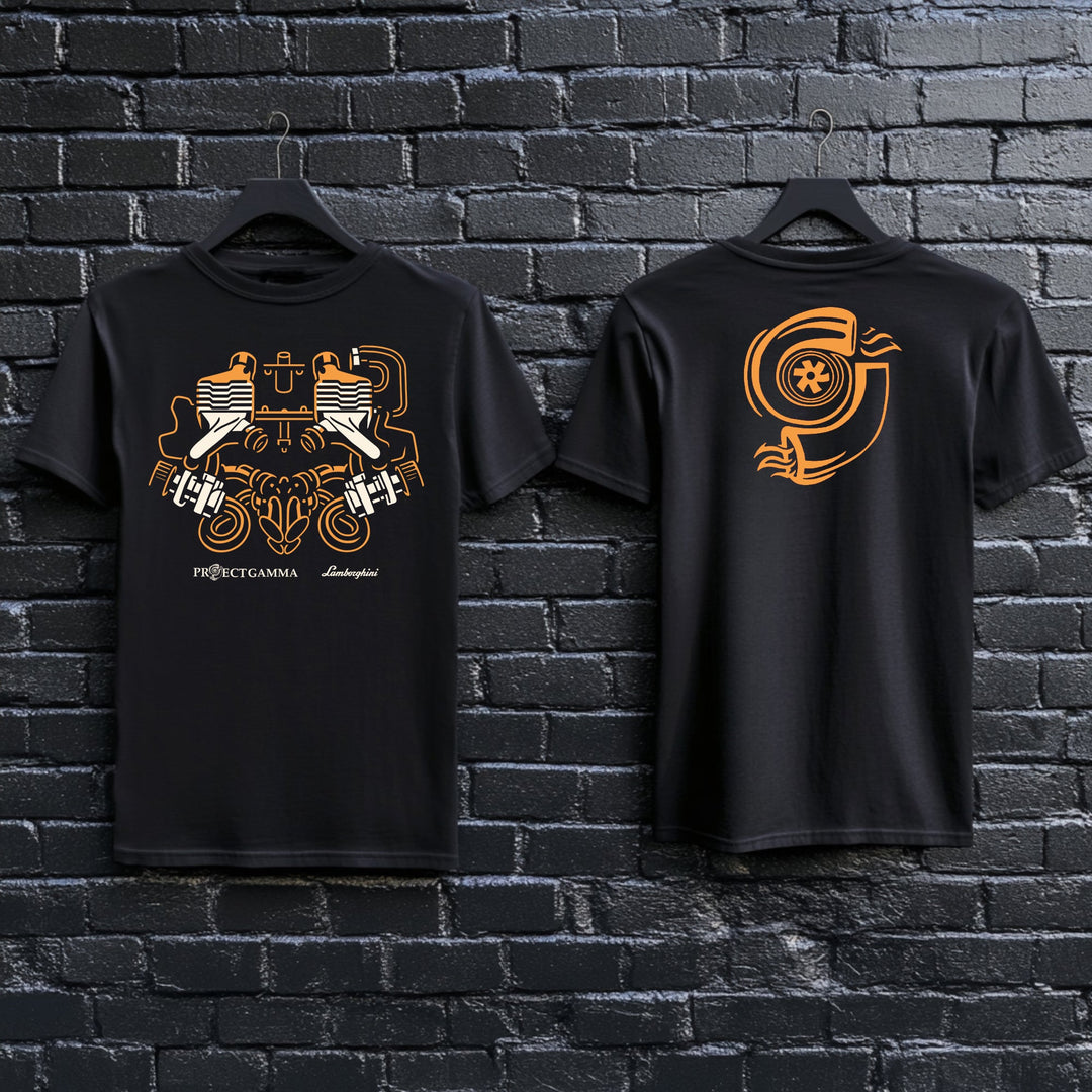 LAMBORGHINI / HURACAN Twin Turbo Kit - Unisex Double Sided T-Shirt