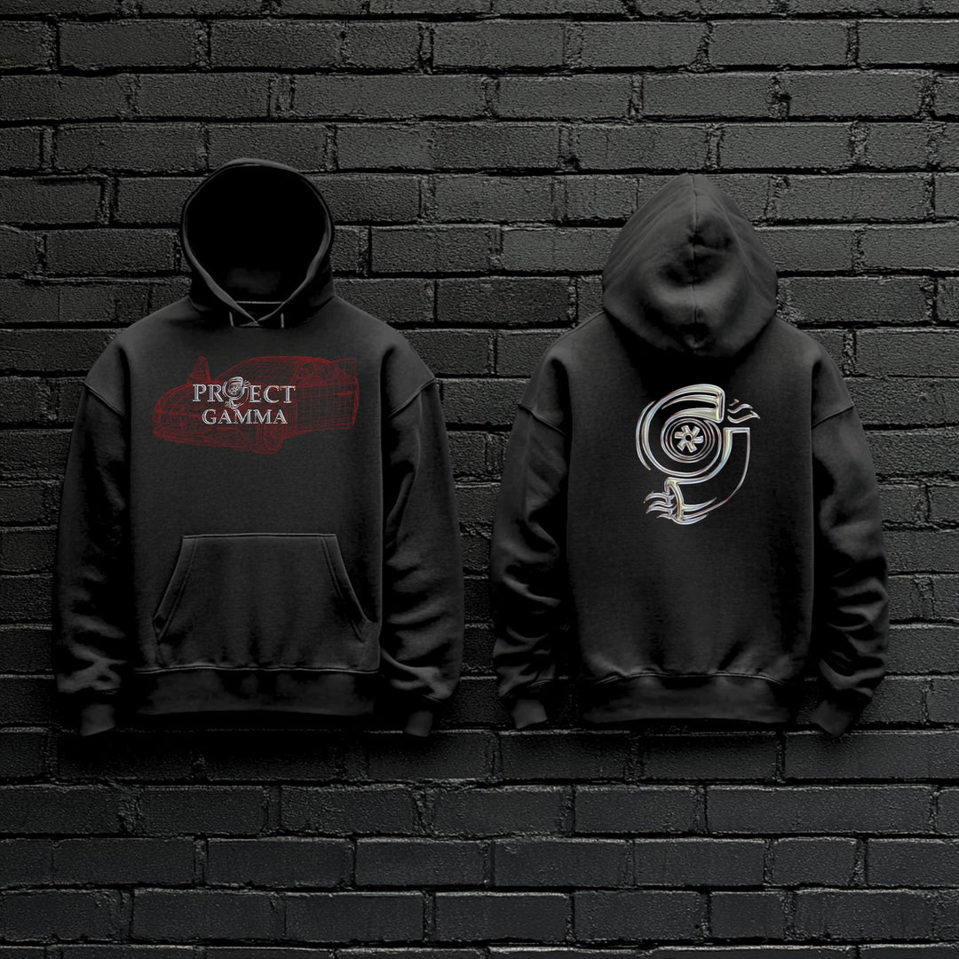 MASERATI / GHIBLI Wireframe - Unisex Double Sided Hoodie