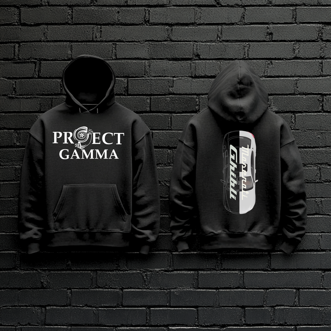 MASERATI / GHIBLI Split-Identity Vector - Unisex Double Sided Hoodie