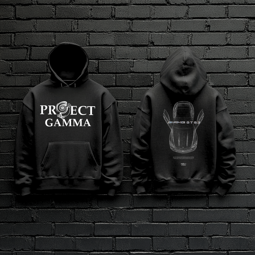 MERCEDES / AMG GT63 Blueprint - Unisex Double Sided Hoodie