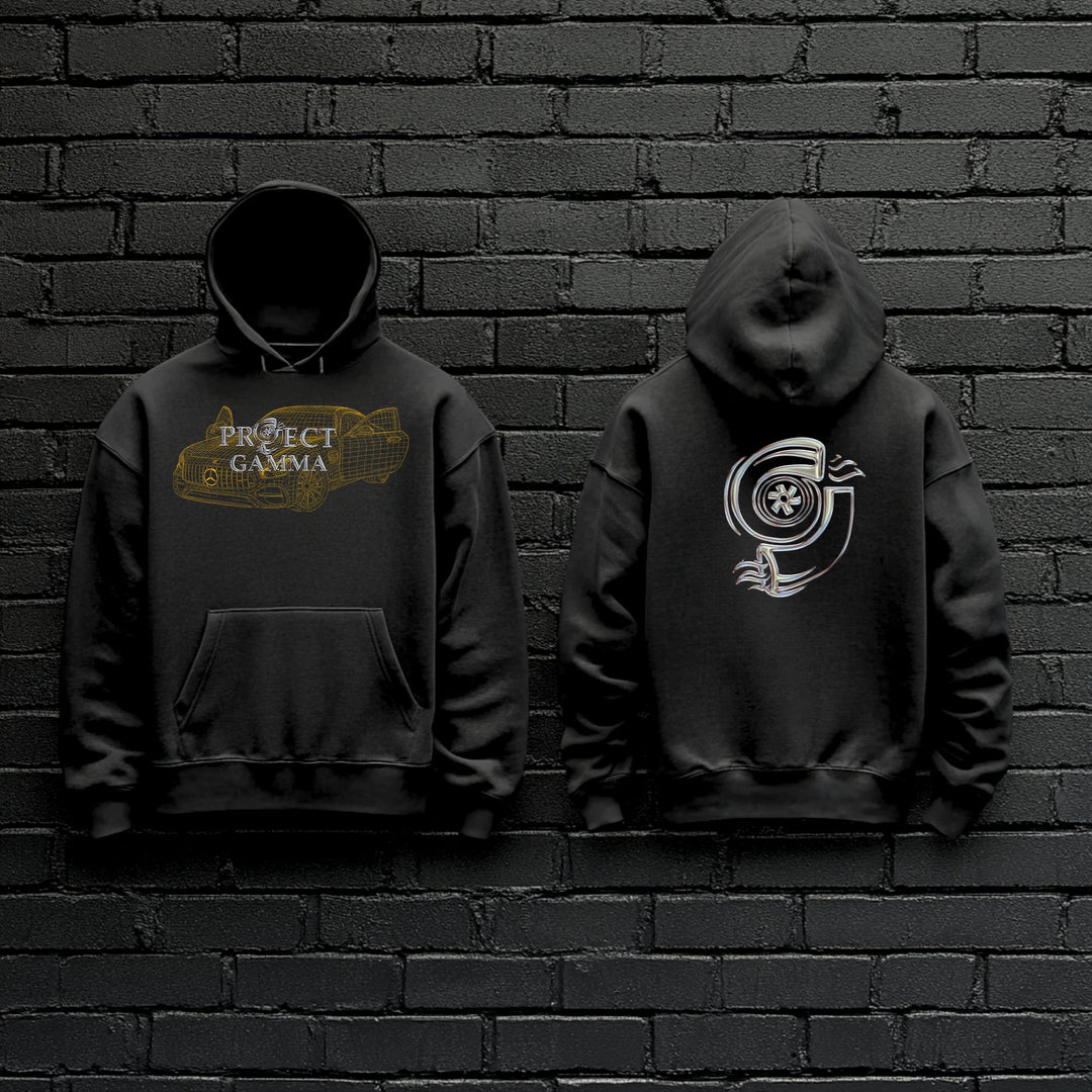 MERCEDES / AMG GT Wireframe - Unisex Double Sided Hoodie