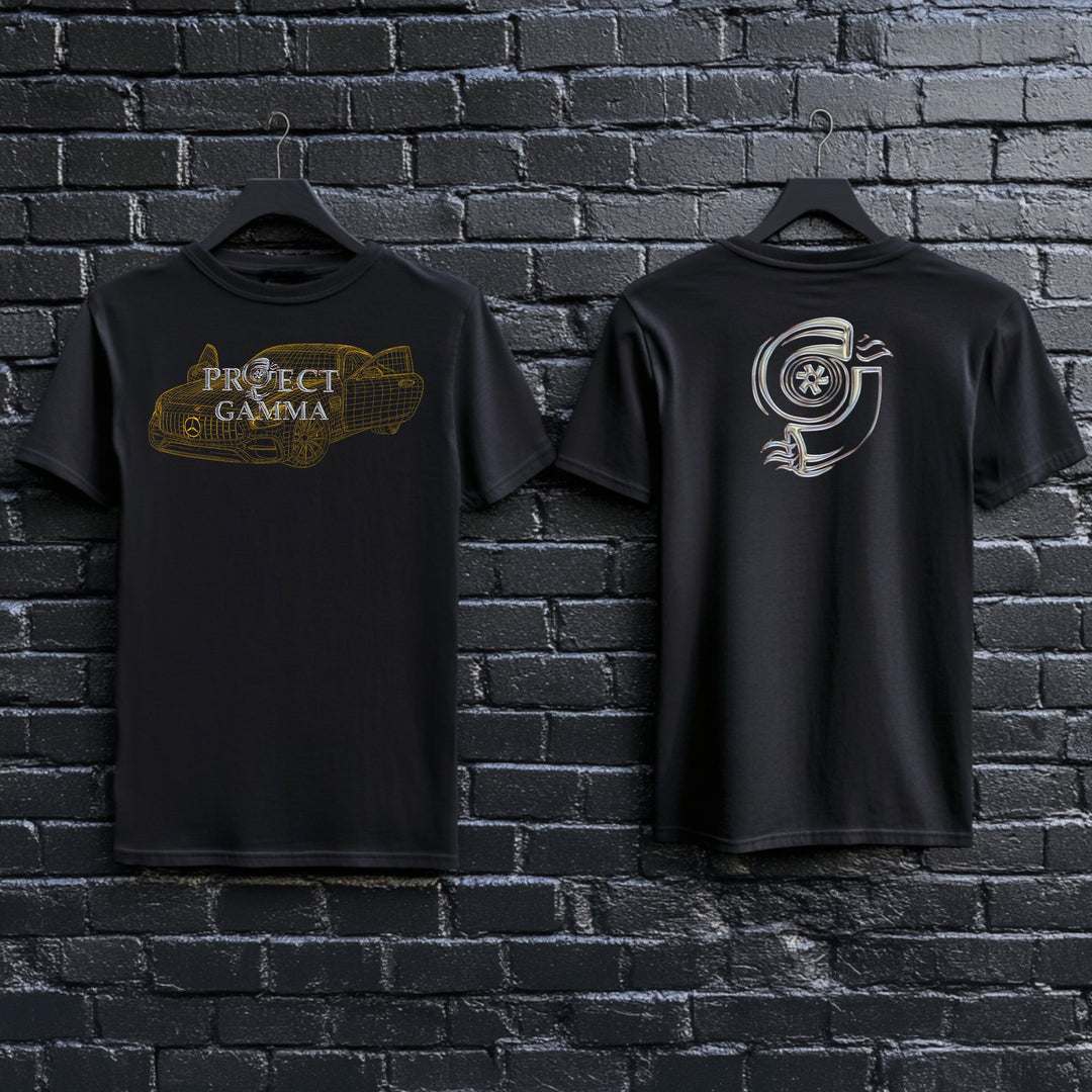 MERCEDES / AMG GT Wireframe - Unisex Double Sided T-Shirt